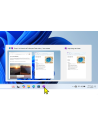 Grupo de ajuste con Edge y OneNote al pasar el puntero por la barra de tareas de Windows 11